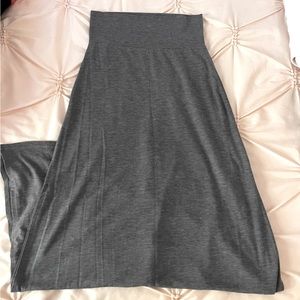Long grey skirt